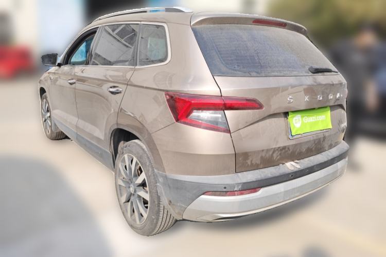 Used Skoda Karoq 2021 TSI280 Luxury Edition Rear Left 45 Deg