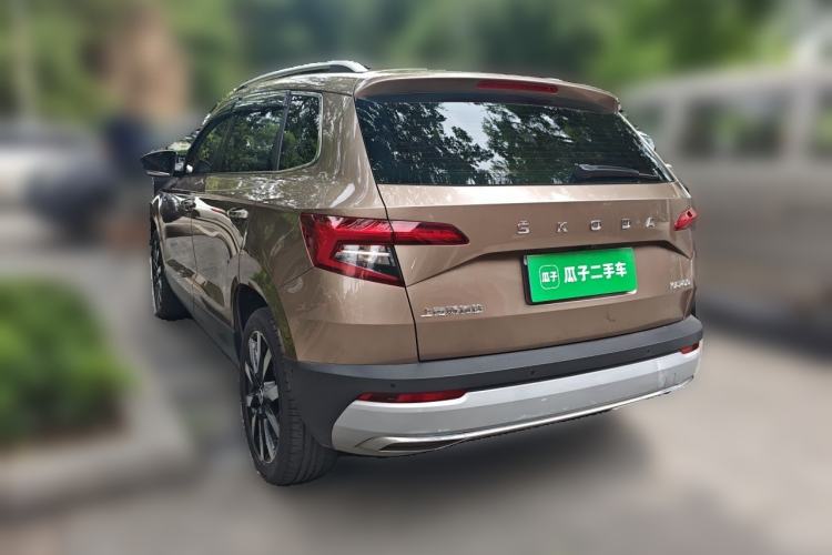 Used Skoda Karoq 2021 TSI280 Luxury Edition Rear Left 45 Deg