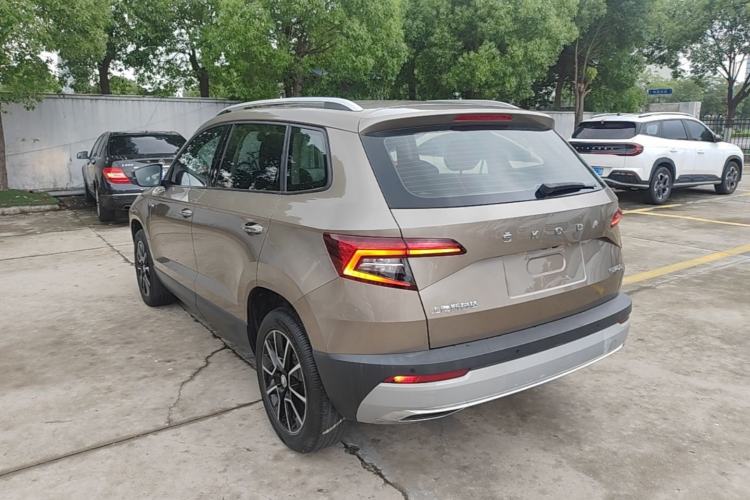 Used Skoda Karoq 2021 TSI280 Technology Edition Rear Left 45 Deg