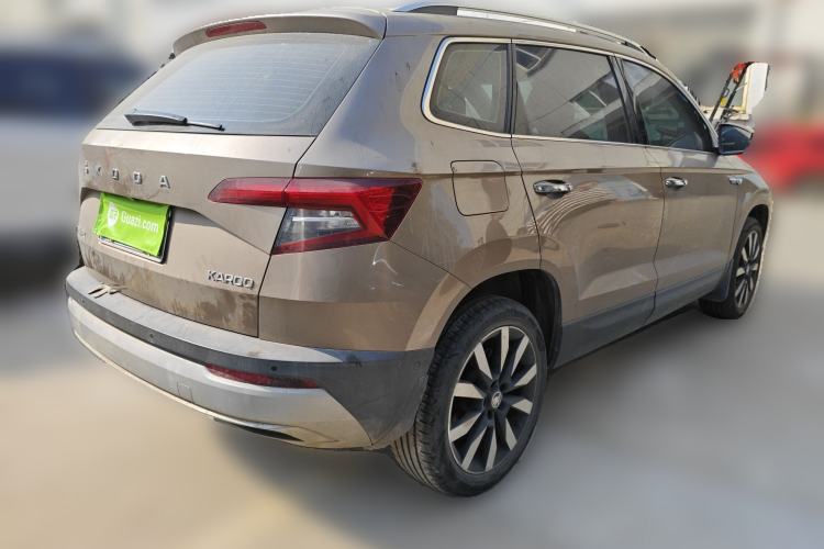 Used Skoda Karoq 2021 TSI280 Luxury Edition Rear Right 45 Deg