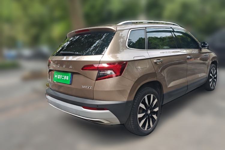 Used Skoda Karoq 2021 TSI280 Luxury Edition Rear Right 45 Deg
