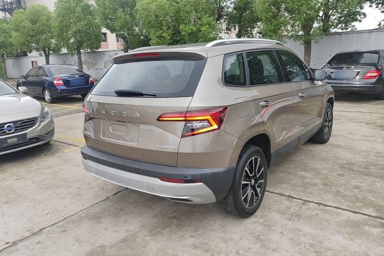 Used Skoda Karoq 2021 TSI280 Technology Edition Rear Right 45 Deg