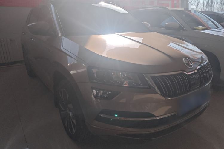 Used Skoda Karoq 2022 TSI280 Prestige Edition Front Right 45 Deg