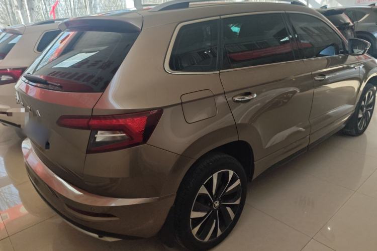 Used Skoda Karoq 2022 TSI280 Prestige Edition Rear Right 45 Deg