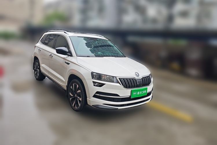 Used Skoda Karoq 2022 TSI280 Prestige Edition Front Right 45 Deg