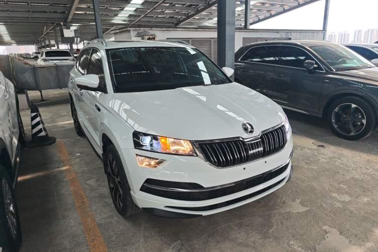 Used Skoda Karoq 2022 TSI280 Prestige Edition Front Right 45 Deg