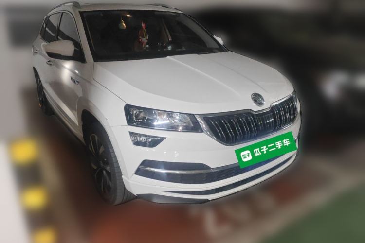 Used Skoda Karoq 2022 TSI280 Prestige Edition Front Right 45 Deg