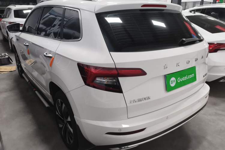 Used Skoda Karoq 2022 TSI280 Luxury Edition Rear Left 45 Deg