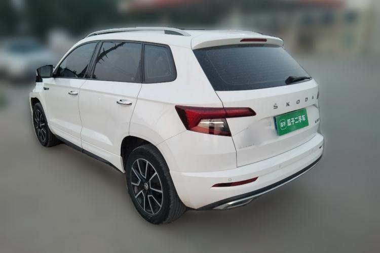 Used Skoda Karoq 2022 TSI280 Luxury Edition Rear Left 45 Deg