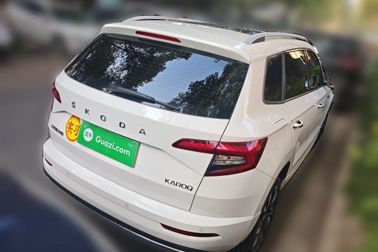 Used Skoda Karoq 2022 TSI280 Luxury Edition Rear Right 45 Deg
