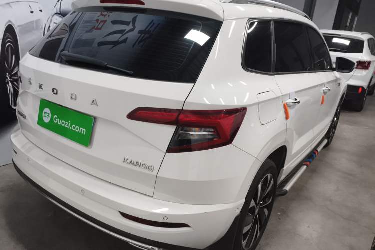 Used Skoda Karoq 2022 TSI280 Luxury Edition Rear Right 45 Deg