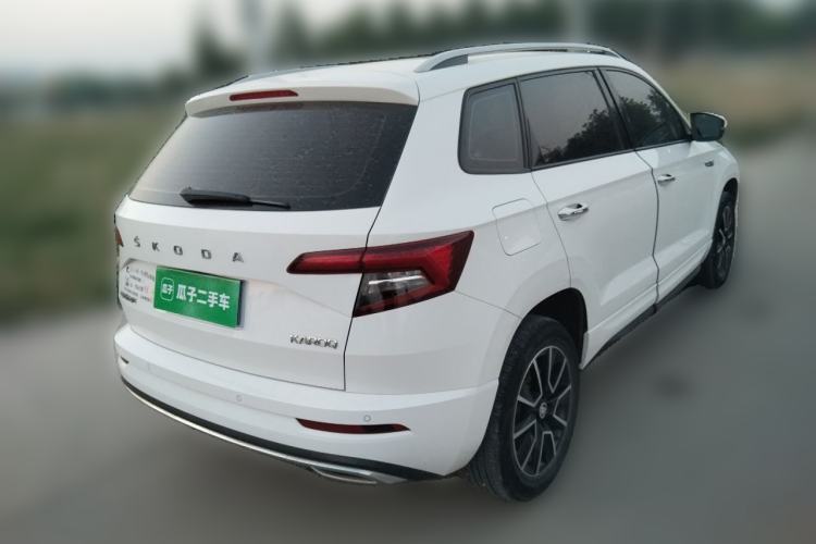 Used Skoda Karoq 2022 TSI280 Luxury Edition Rear Right 45 Deg