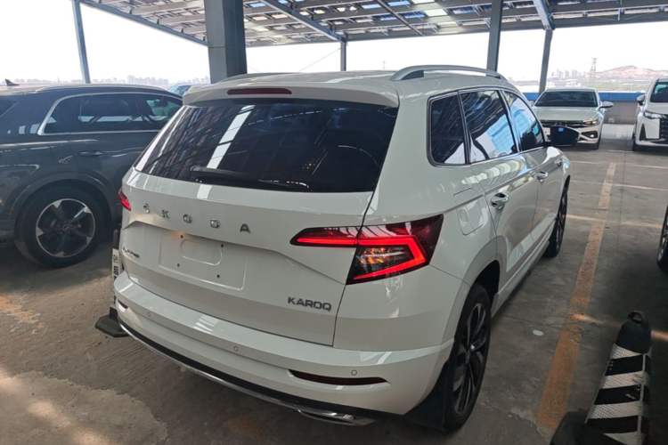 Used Skoda Karoq 2022 TSI280 Prestige Edition Rear Right 45 Deg