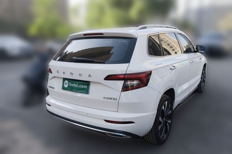 Used Skoda Karoq 2022 TSI280 Luxury Edition Rear Right 45 Deg