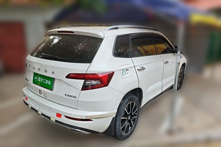 Used Skoda Karoq 2022 TSI280 Luxury Edition Rear Right 45 Deg