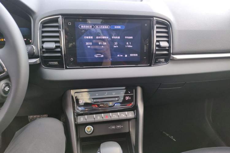 Used Skoda Karoq 2024 TSI280 Luxury Edition Audio And AC Panel
