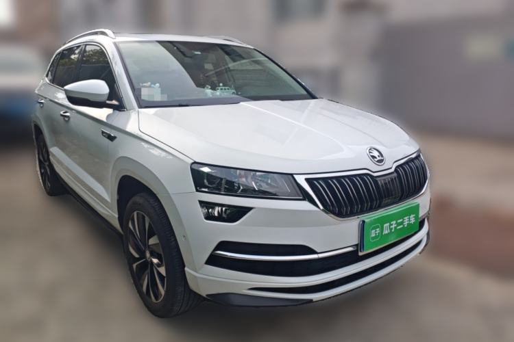 Used Skoda Karoq 2024 TSI280 Luxury Edition Front Right 45 Deg