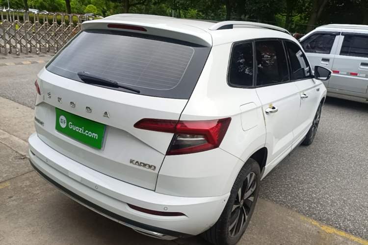 Used Skoda Karoq 2024 TSI280 Luxury Edition Rear Right 45 Deg