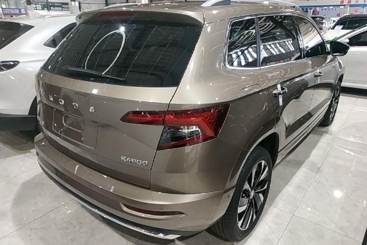 Used Skoda Karoq 2025 TSI280 Luxury Edition Rear Right 45 Deg