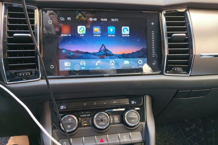 Used Skoda Kodiaq 2017 TSI330 5-seat Two-Wheel Drive Comfort Edition Audio And AC Panel