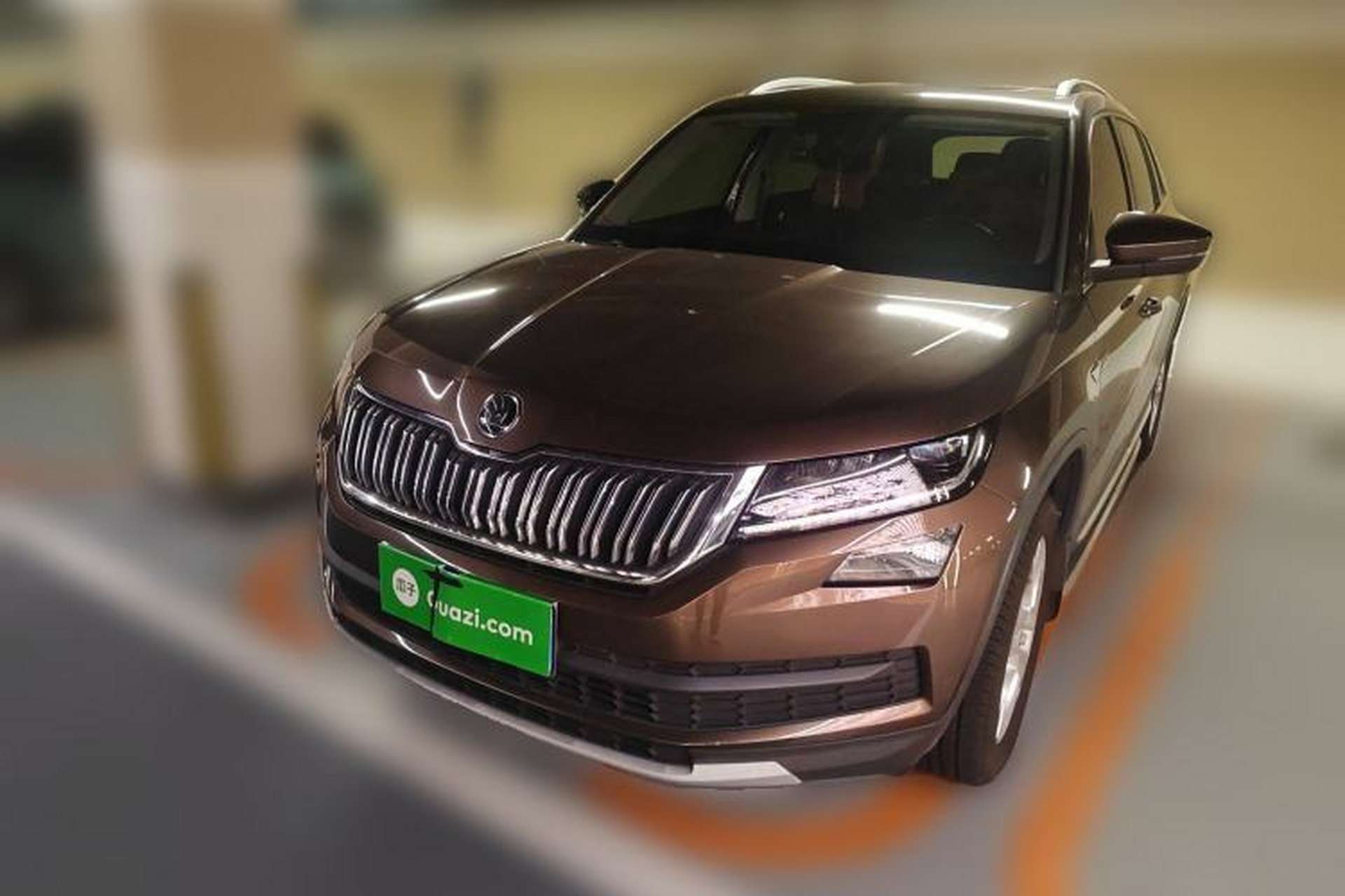 Used Skoda Kodiaq 2017 TSI330 7-Seater Two-Wheel-Drive Luxury Edition Front Left 45 Deg
