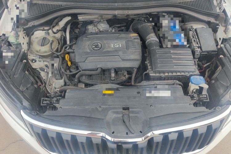Used Skoda Kodiaq 2017 TSI330 5-Seat Two-Wheel Drive Standard Edition Engine Bay