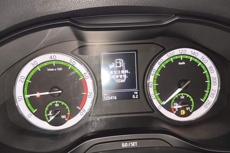 Used Skoda Kodiaq 2017 TSI330 7-Seater Two-Wheel-Drive Luxury Edition Instrument Cluster