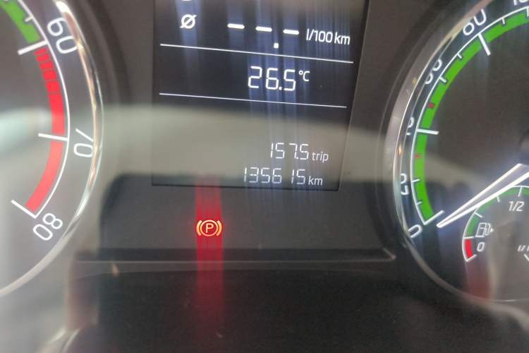 Used Skoda Kodiaq 2017 TSI330 5-Seat Two-Wheel Drive Standard Edition Odometer Close Up