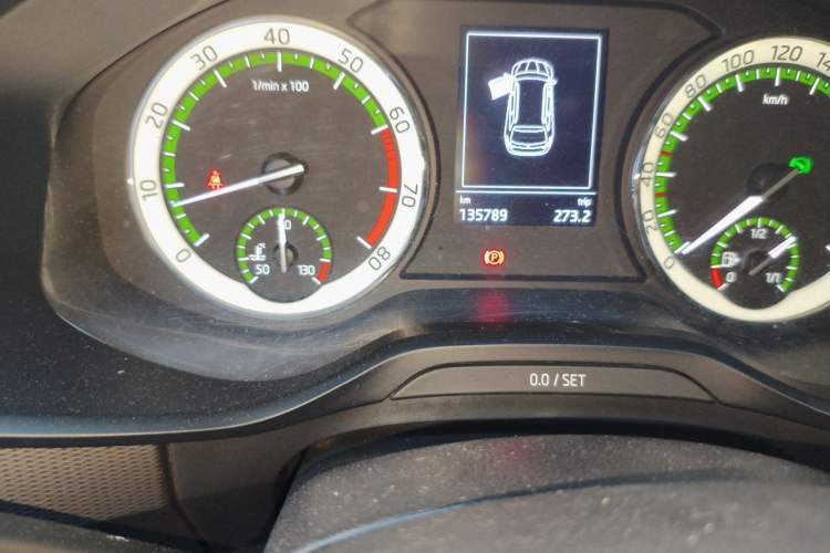 Used Skoda Kodiaq 2017 TSI330 5-seat Two-Wheel Drive Comfort Edition Odometer Close Up