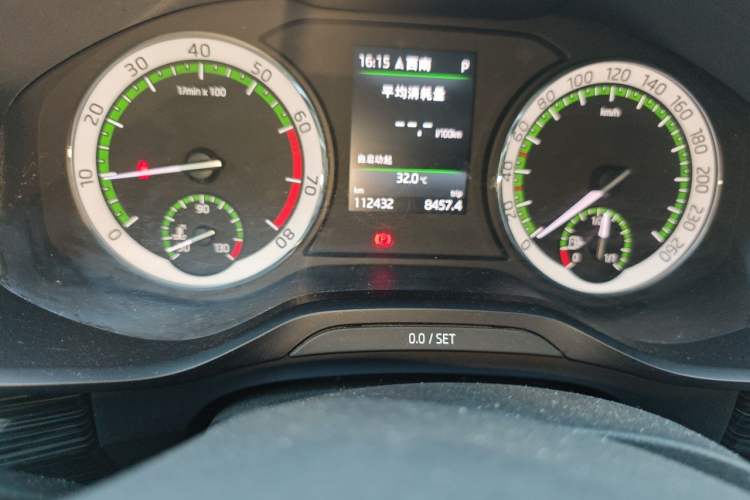Used Skoda Kodiaq 2017 TSI380 7-Seater Four-Wheel-Drive Flagship Edition Odometer Close Up