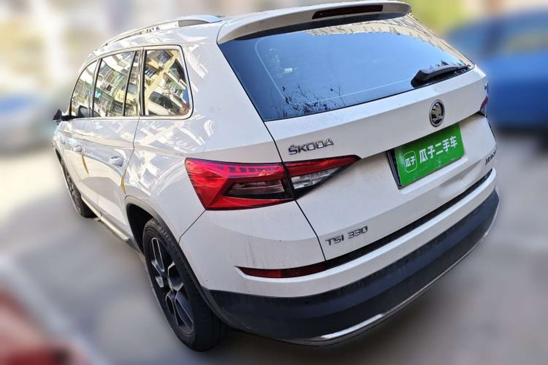 Used Skoda Kodiaq 2017 TSI330 7-Seater Two-Wheel-Drive Luxury Edition Rear Left 45 Deg
