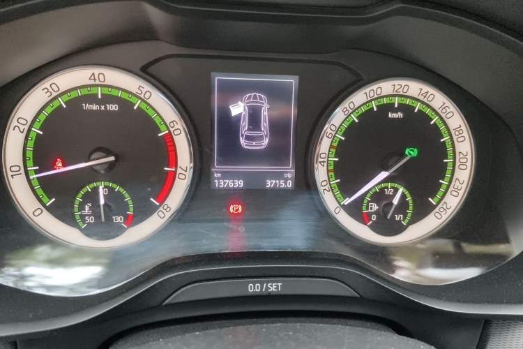 Used Skoda Kodiaq 2017 TSI330 5-Seat Two-Wheel Drive Luxury Edition Instrument Cluster