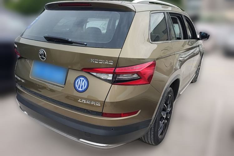 Used Skoda Kodiaq 2017 TSI380 7-Seater Four-Wheel-Drive Flagship Edition Rear Right 45 Deg