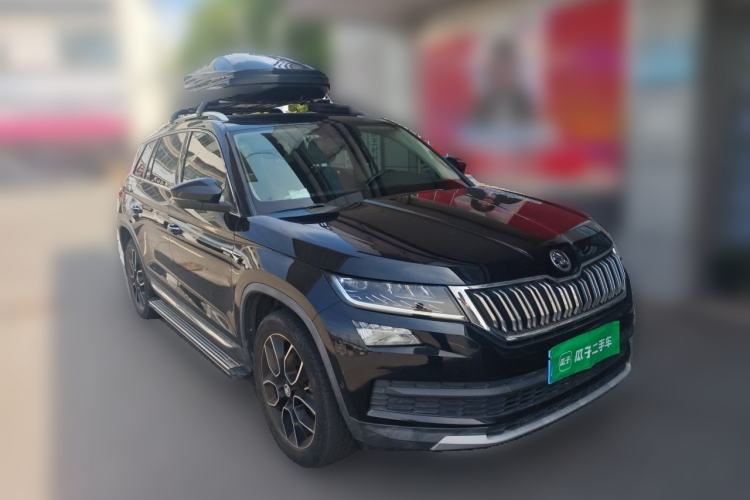 Used Skoda Kodiaq 2018 Restyled TSI330 7-Seater Two-Wheel Drive Luxury Tech Edition Front Right 45 Deg