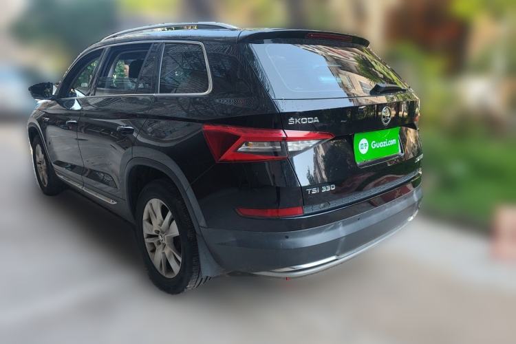Used Skoda Kodiaq 2018 Facelifted TSI330 5-Seater Two-Wheel-Drive Luxury Enjoyment Edition Rear Left 45 Deg