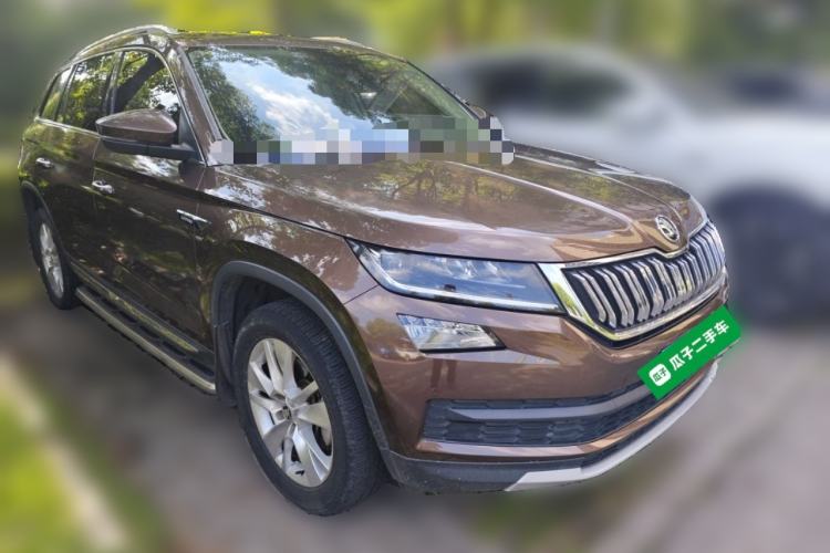 Used Skoda Kodiaq 2018 Facelifted TSI330 5-Seater Two-Wheel-Drive Luxury Enjoyment Edition Front Right 45 Deg