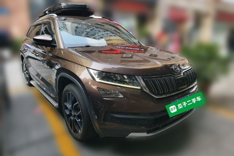Used Skoda Kodiaq 2018 TSI380 7-Seater Four-Wheel-Drive Flagship Edition Front Right 45 Deg