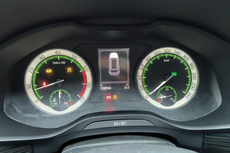 Used Skoda Kodiaq 2018 Facelifted TSI330 5-Seater Two-Wheel-Drive Luxury Enjoyment Edition Instrument Cluster