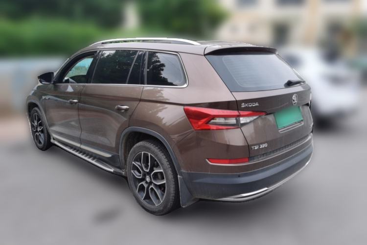 Used Skoda Kodiaq 2018 Restyled TSI330 7-Seater Two-Wheel Drive Luxury Enjoyment Edition Rear Left 45 Deg