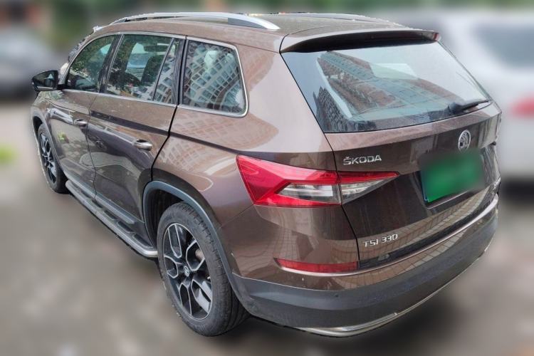 Used Skoda Kodiaq 2018 Restyled TSI330 7-Seater Two-Wheel Drive Luxury Enjoyment Edition Rear Left 45 Deg
