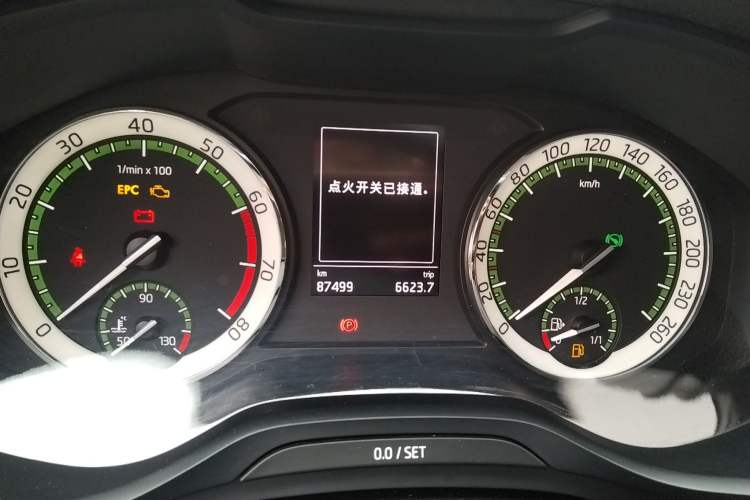 Used Skoda Kodiaq 2018 Facelifted TSI330 5-Seater Two-Wheel-Drive Luxury Enjoyment Edition Instrument Cluster