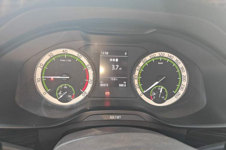 Used Skoda Kodiaq 2018 Facelifted TSI330 5-Seater Two-Wheel-Drive Luxury Enjoyment Edition Instrument Cluster