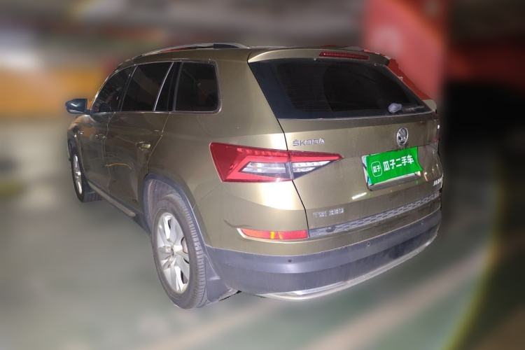Used Skoda Kodiaq 2018 Facelifted TSI330 5-Seater Two-Wheel-Drive Luxury Enjoyment Edition Rear Left 45 Deg