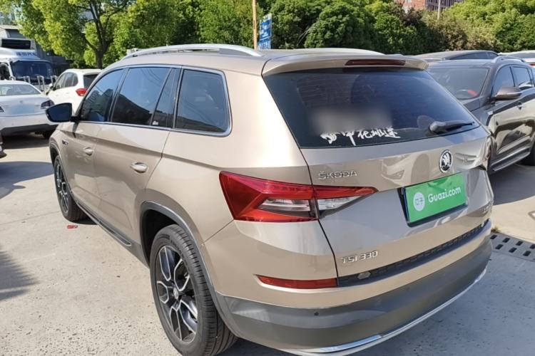 Used Skoda Kodiaq 2018 Restyled TSI330 7-Seater Two-Wheel Drive Luxury Enjoyment Edition Rear Left 45 Deg