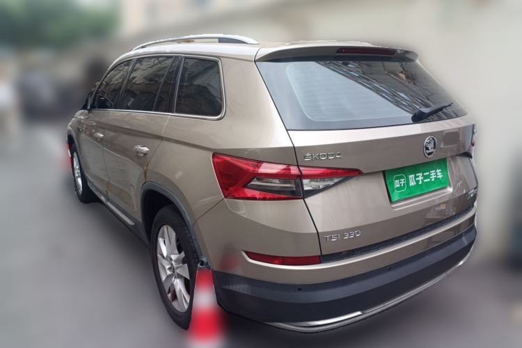 Used Skoda Kodiaq 2018 Facelifted TSI330 5-Seater Two-Wheel-Drive Luxury Enjoyment Edition Rear Left 45 Deg