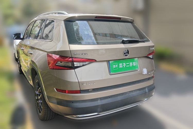 Used Skoda Kodiaq 2018 TSI330 5-Seater Two-Wheel-Drive Luxury Enjoyment Edition Rear Left 45 Deg