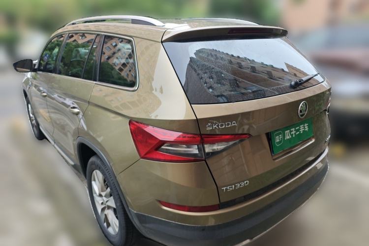 Used Skoda Kodiaq 2018 Facelifted TSI330 5-Seater Two-Wheel-Drive Luxury Enjoyment Edition Rear Left 45 Deg