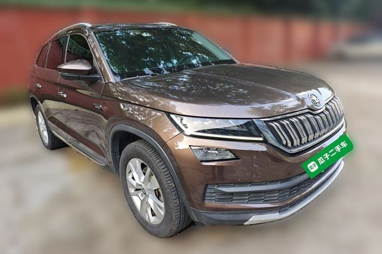 Used Skoda Kodiaq 2018 Facelifted TSI330 5-Seater Two-Wheel-Drive Luxury Enjoyment Edition Front Right 45 Deg