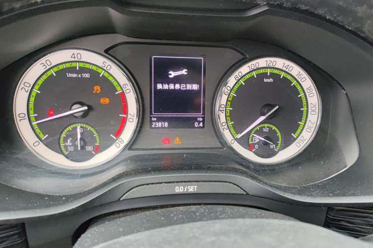 Used Skoda Kodiaq 2018 Restyled TSI330 7-Seater Two-Wheel Drive Luxury Enjoyment Edition Odometer Close Up