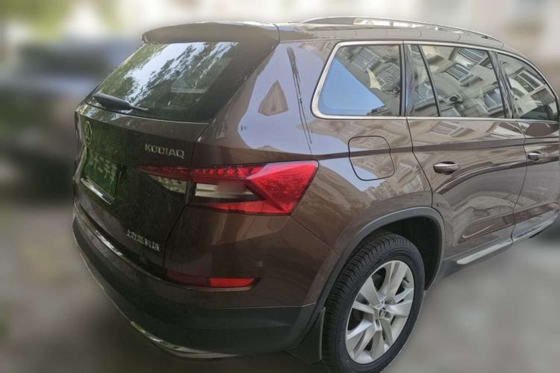 Used Skoda Kodiaq 2018 Facelifted TSI330 5-Seater Two-Wheel-Drive Luxury Enjoyment Edition Rear Right 45 Deg